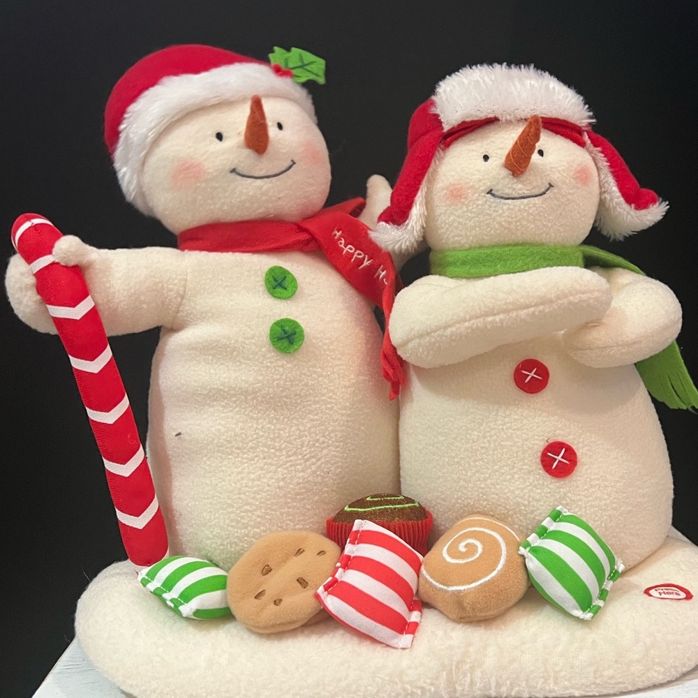 Hallmark Jingle Pals 2008 Seasons Treatings Snowmen Singing Motion Christmas